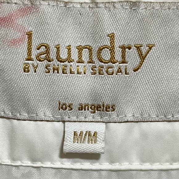 Laundry by Shelli Segal White Down Puffer Coat – Size M, Oversized Collar - Picture 11 of 13